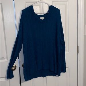 Ava Viv dark teal sweater